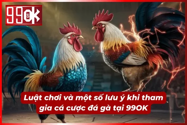 Luật chơi và một số lưu ý khi tham gia đá gà cựa dao 99OK